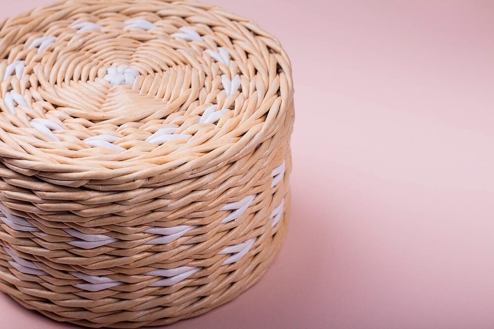 Traditional hand crafted basket